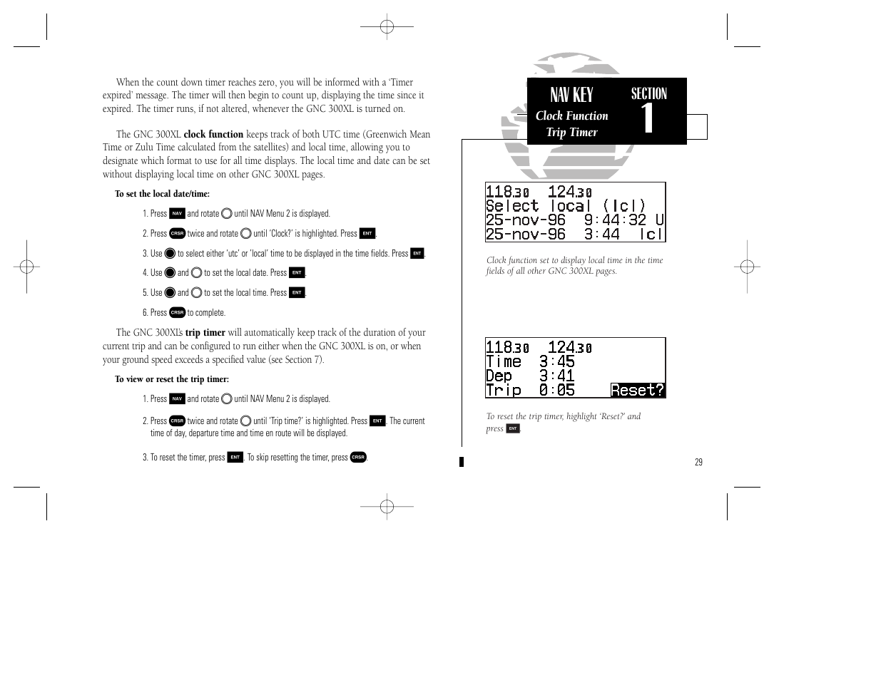 Nav key | Garmin GNC 300XL TSO User Manual | Page 39 / 150
