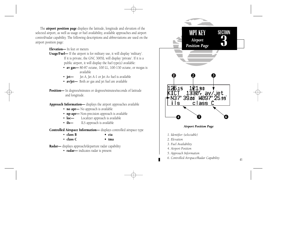 Wpt key | Garmin GNC 300XL TSO User Manual | Page 51 / 150