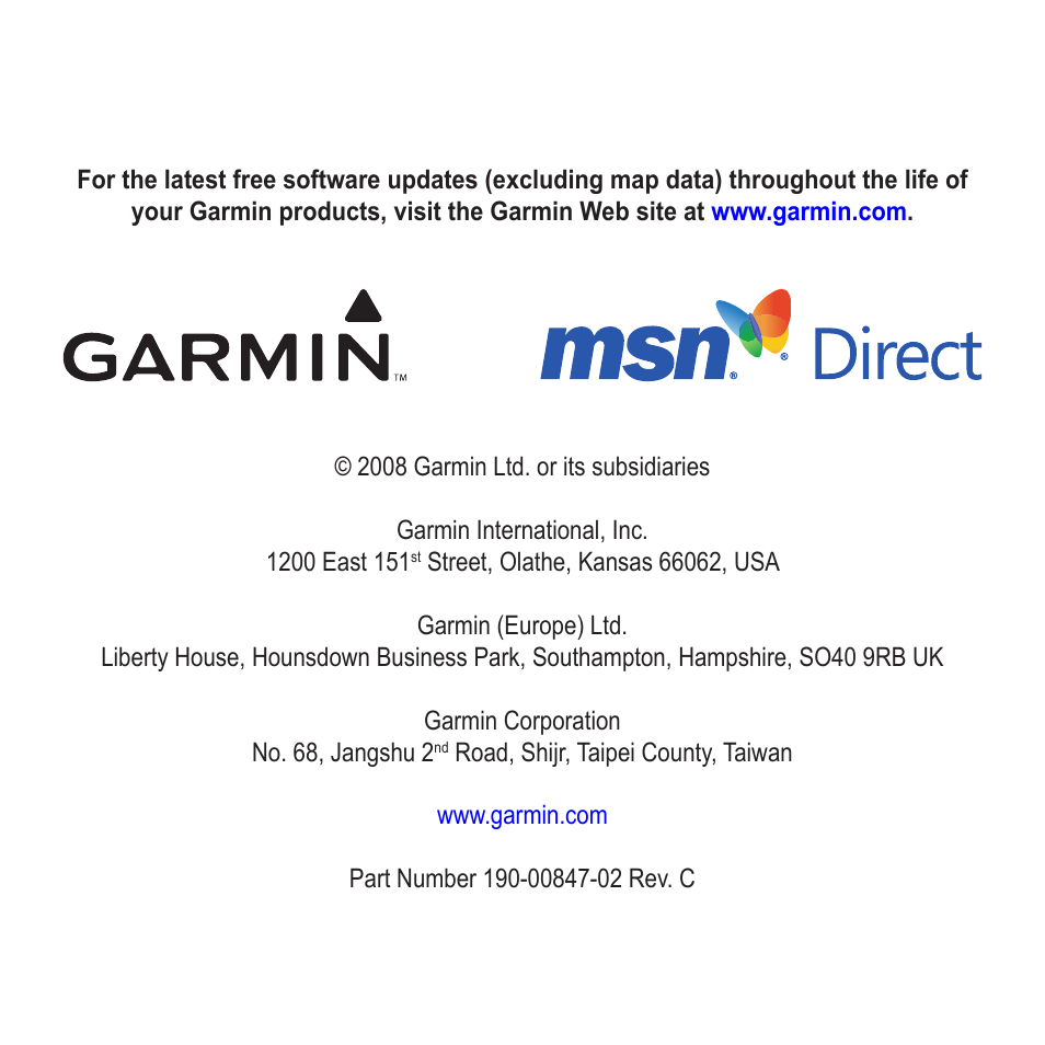 Garmin nuvi 880 User Manual | Page 16 / 16