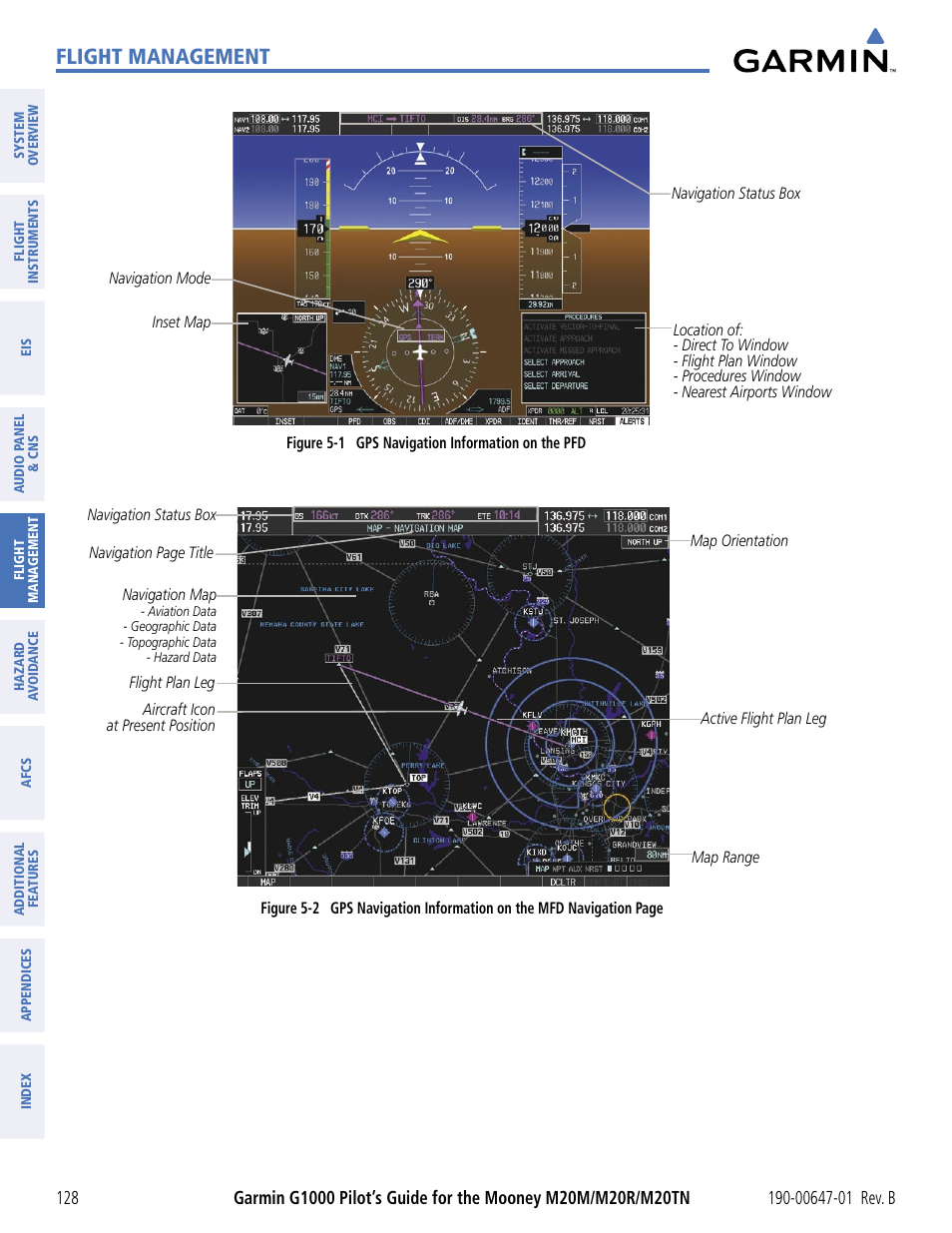 Flight management | Garmin G1000 Mooney M20TN User Manual | Page 139 / 494