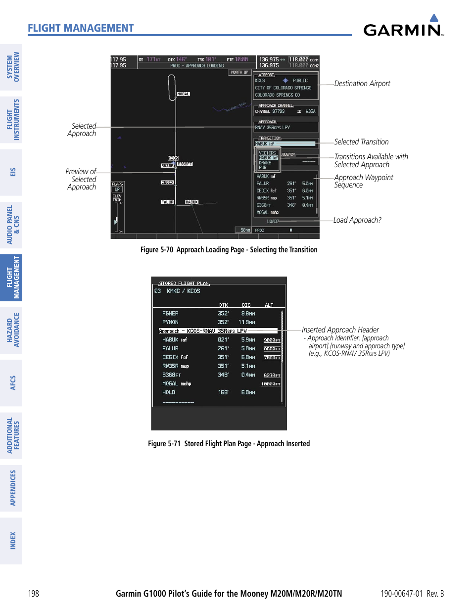 Flight management | Garmin G1000 Mooney M20TN User Manual | Page 209 / 494