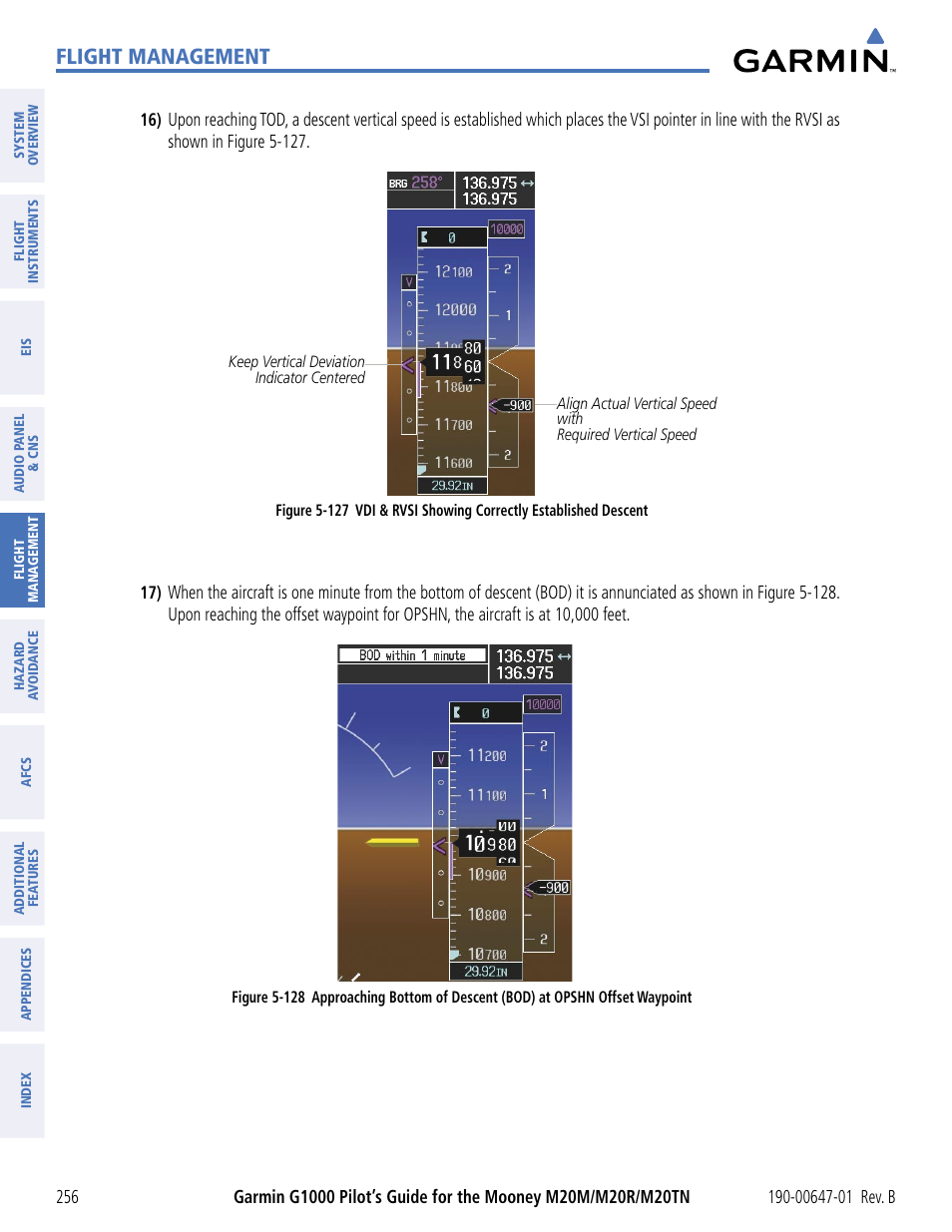 Flight management | Garmin G1000 Mooney M20TN User Manual | Page 267 / 494