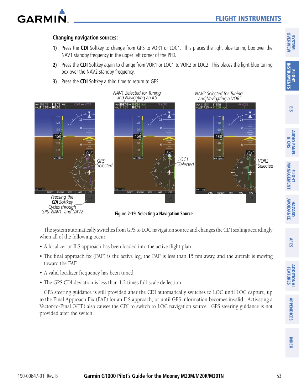 Flight instruments | Garmin G1000 Mooney M20TN User Manual | Page 64 / 494