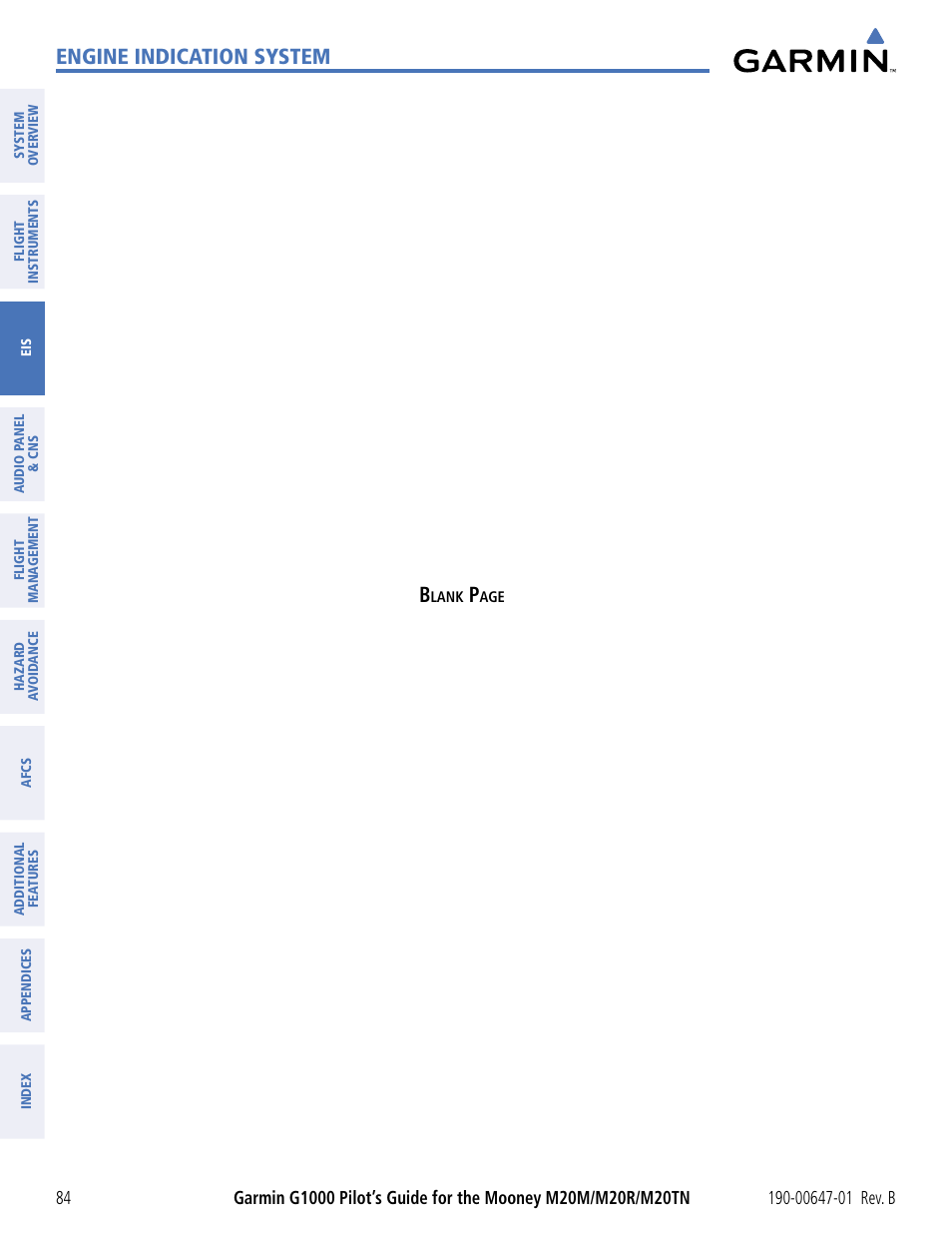 Engine indication system | Garmin G1000 Mooney M20TN User Manual | Page 95 / 494