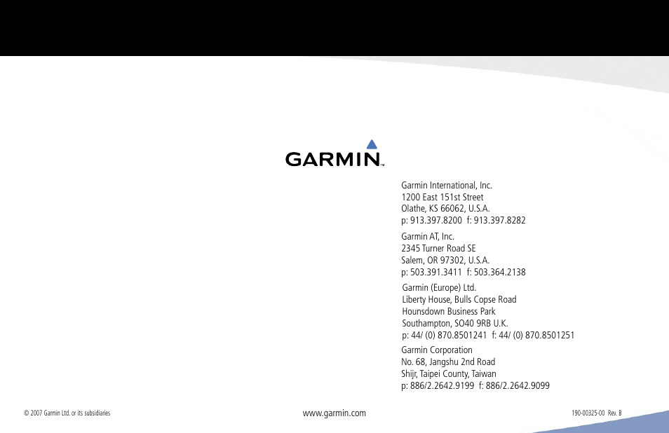 Garmin GMA 347 User Manual | Page 18 / 18