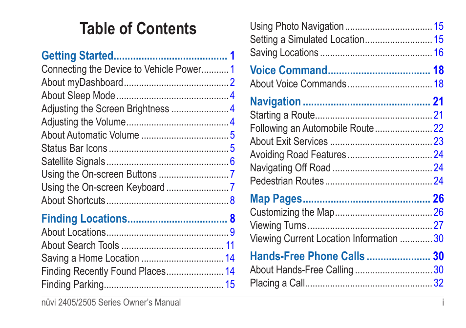 Garmin nuvi 2595LT User Manual | Page 3 / 88