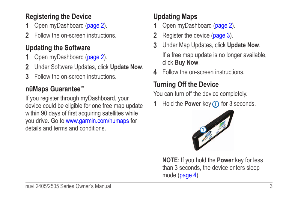 Register the device | Garmin nuvi 2595LT User Manual | Page 9 / 88