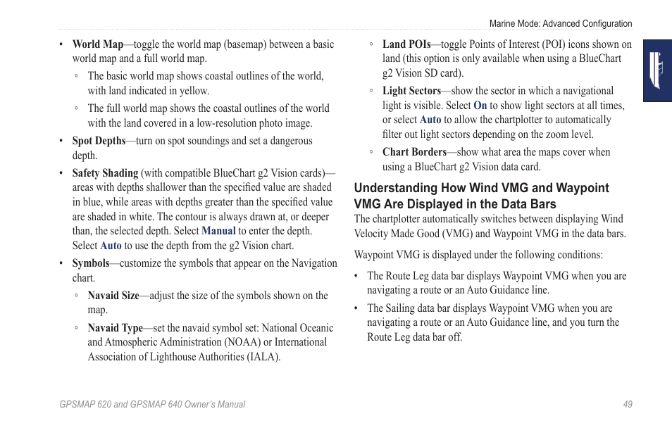 Garmin GPSMAP 640 User Manual | Page 55 / 84