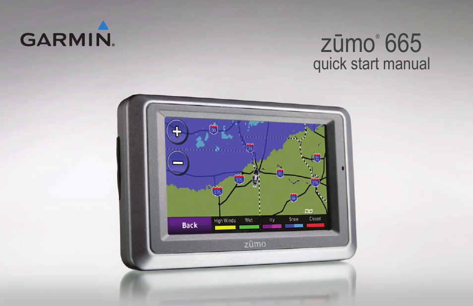 Garmin zumo 665LM User Manual | 8 pages