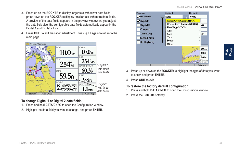 Garmin GPSMAP 3005C User Manual | Page 39 / 124