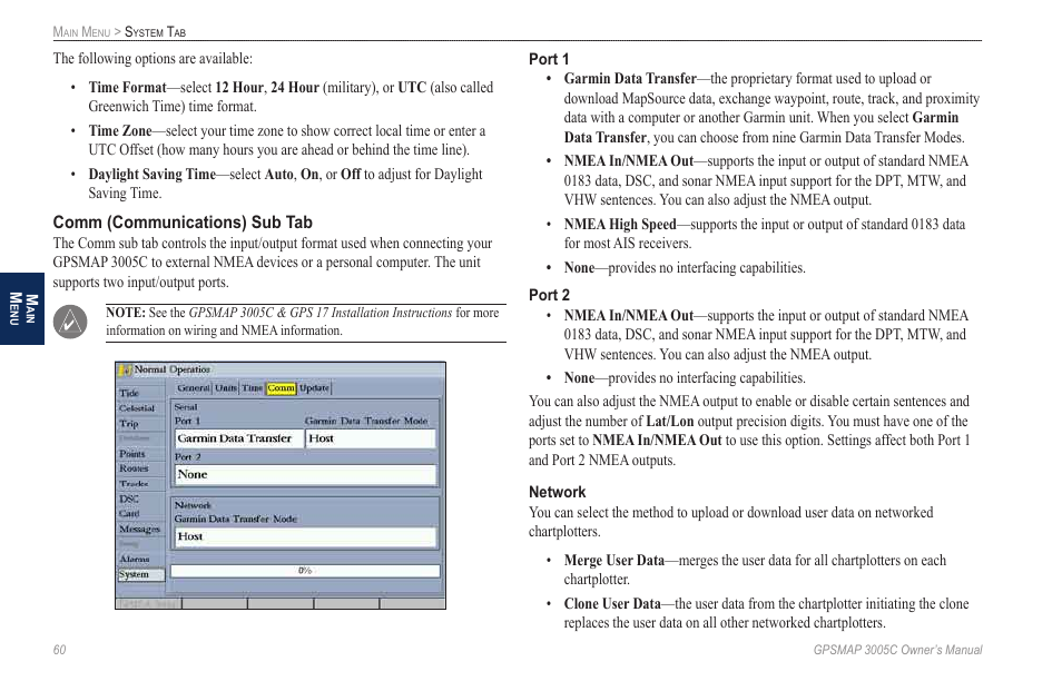 Garmin GPSMAP 3005C User Manual | Page 68 / 124