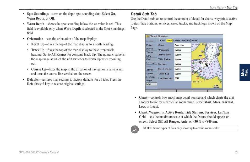 Garmin GPSMAP 3005C User Manual | Page 73 / 124