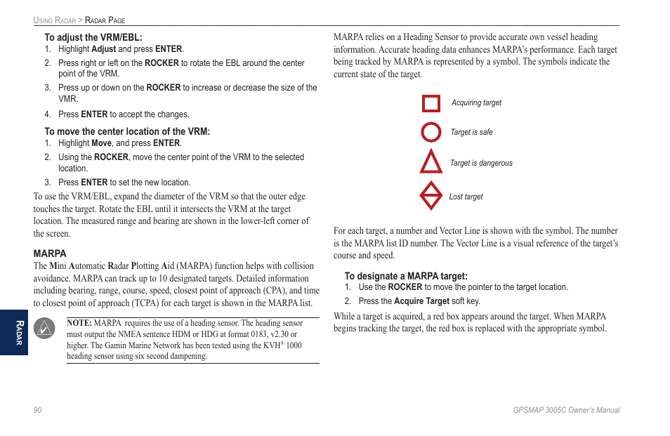 Garmin GPSMAP 3005C User Manual | Page 98 / 124