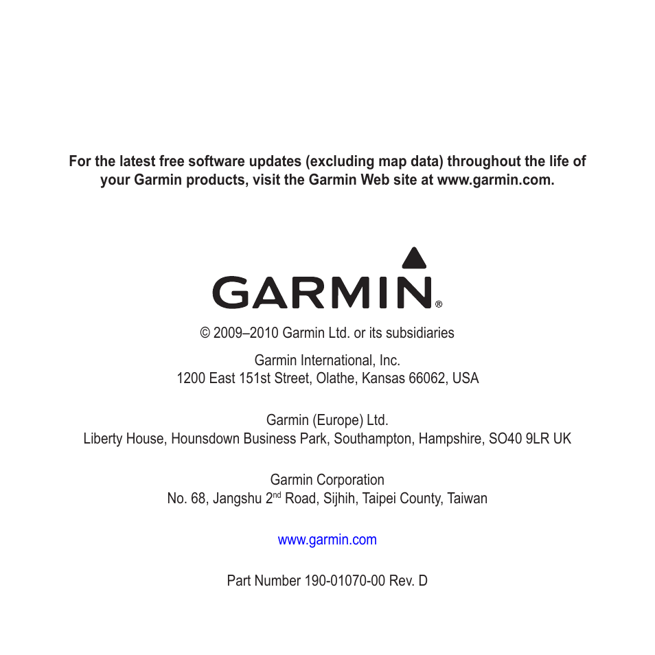 Garmin Oregon 400t User Manual | Page 56 / 56