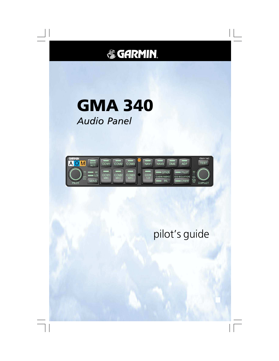 Garmin GMA 340 User Manual | 12 pages