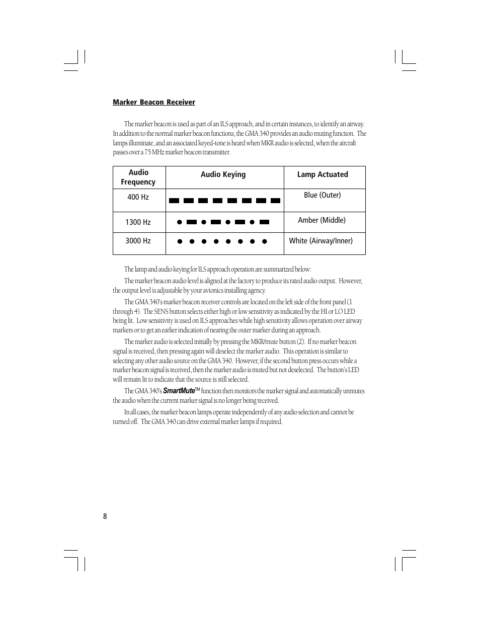 Garmin GMA 340 User Manual | Page 8 / 12