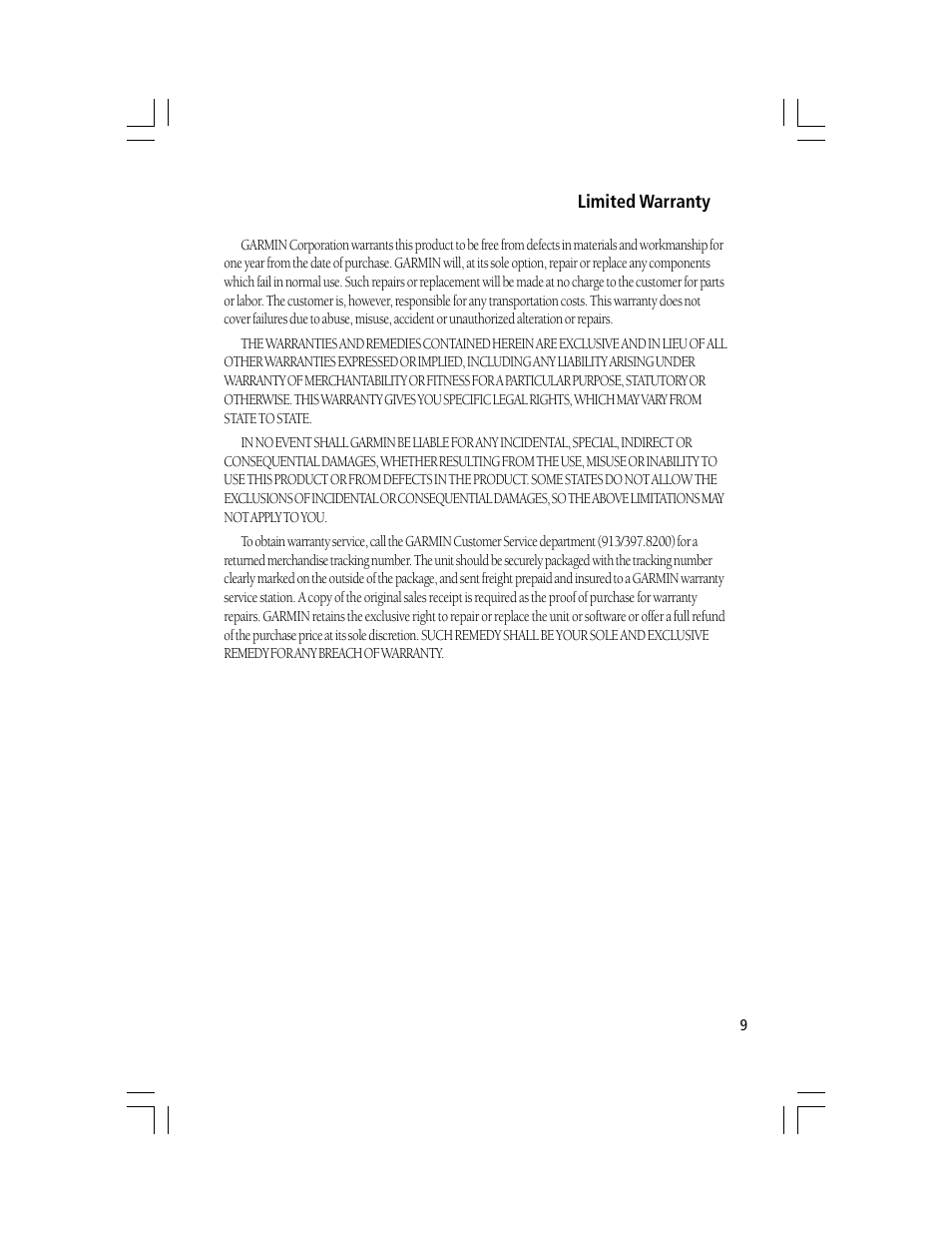 Garmin GMA 340 User Manual | Page 9 / 12