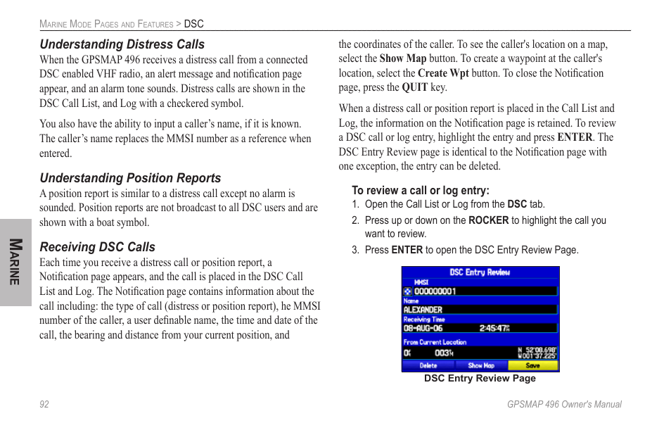 Garmin GPSMAP 496 User Manual | Page 100 / 164