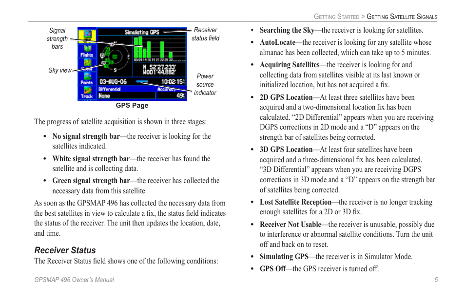 Garmin GPSMAP 496 User Manual | Page 13 / 164