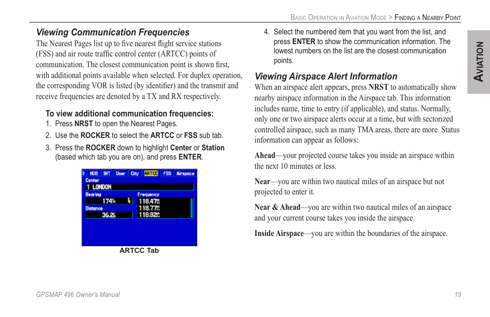 Garmin GPSMAP 496 User Manual | Page 27 / 164