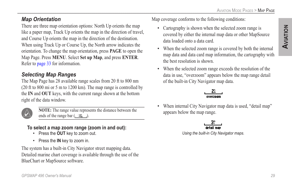 Garmin GPSMAP 496 User Manual | Page 37 / 164