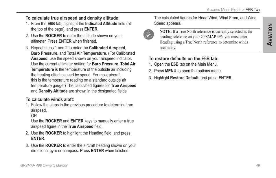 Garmin GPSMAP 496 User Manual | Page 57 / 164
