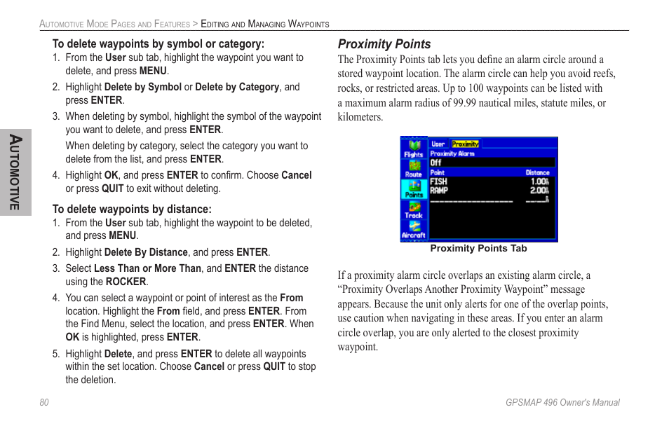 Garmin GPSMAP 496 User Manual | Page 88 / 164