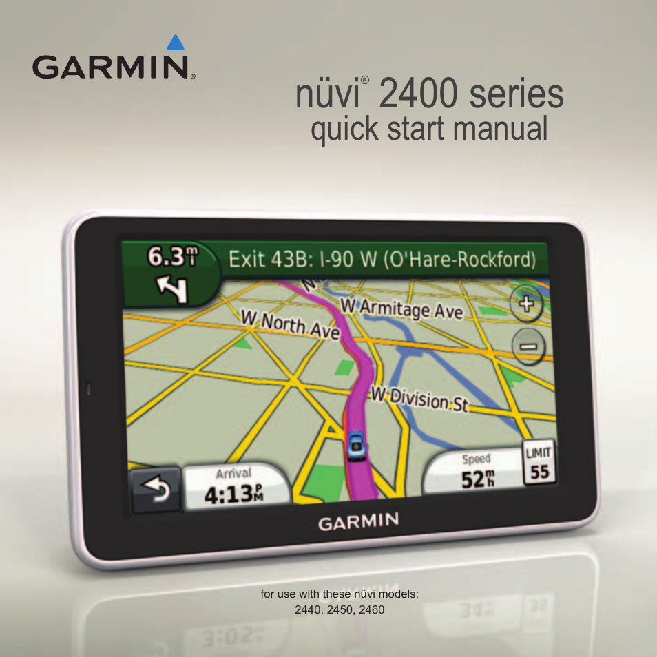 Garmin nuvi 2460LMT User Manual | 12 pages