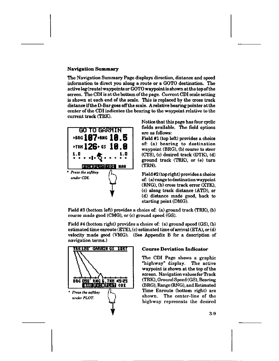 Go to garmih, Ткк126>с: ib.8 | Garmin GPS 65 User Manual | Page 23 / 76