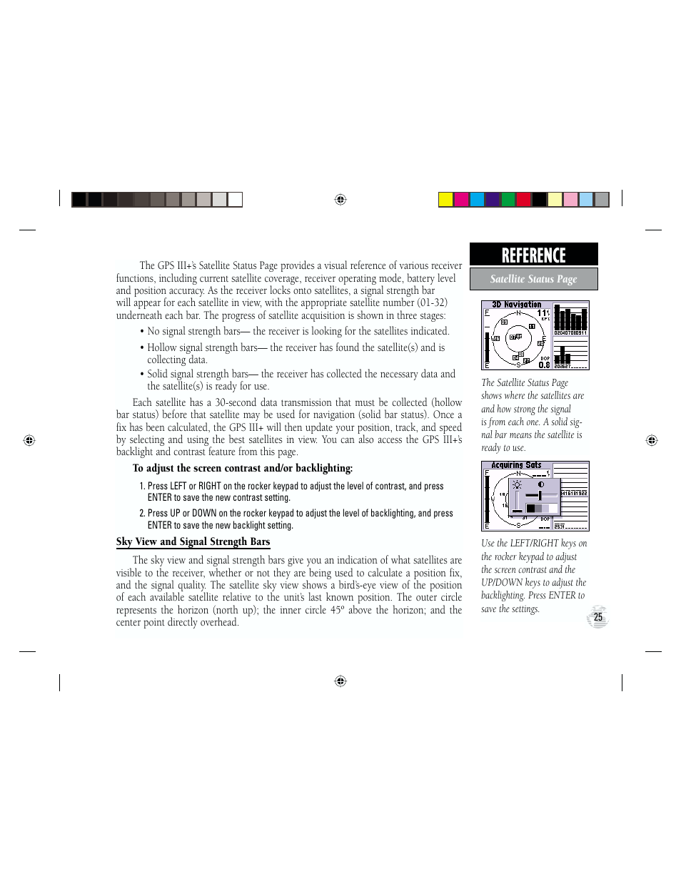 Reference | Garmin GPS III Plus User Manual | Page 35 / 114