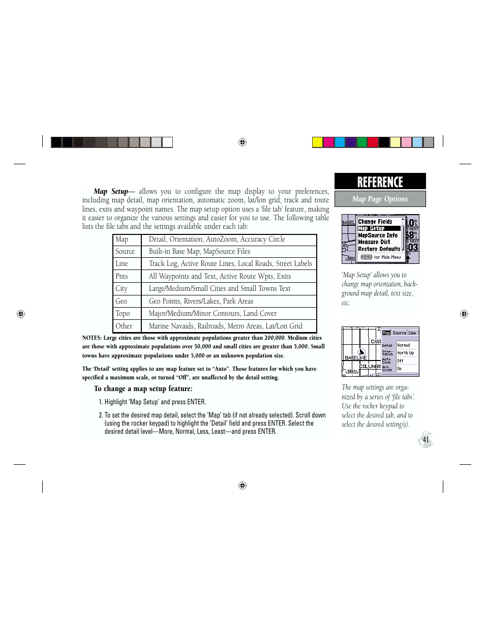 Reference | Garmin GPS III Plus User Manual | Page 51 / 114