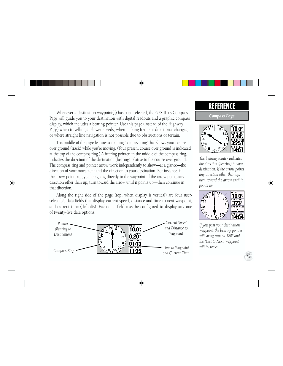 Reference | Garmin GPS III Plus User Manual | Page 53 / 114