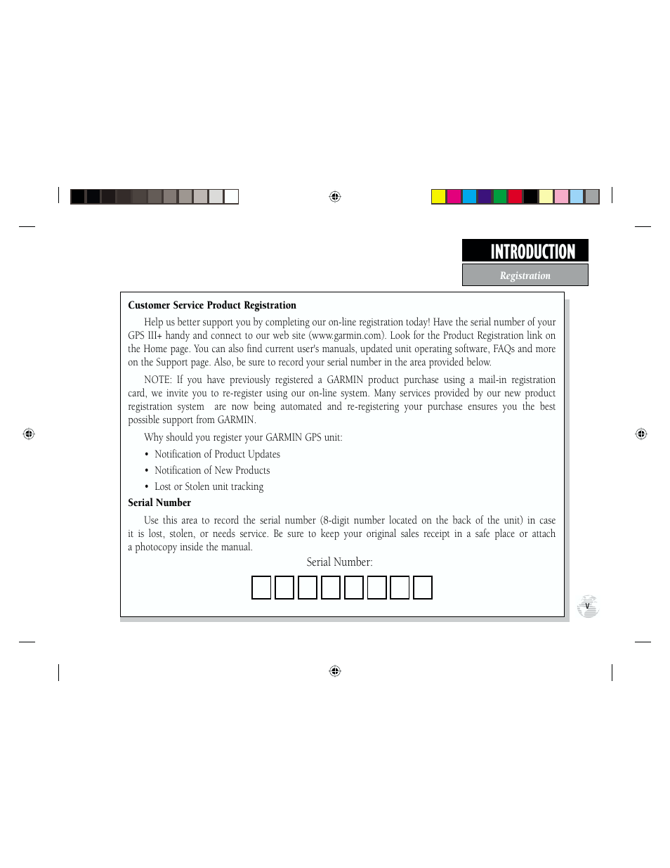 Introduction | Garmin GPS III Plus User Manual | Page 7 / 114