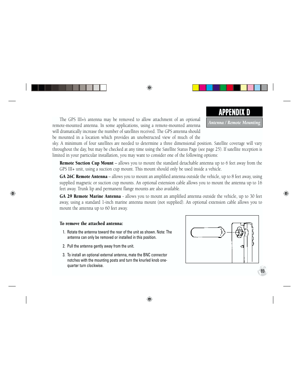 Appendix d | Garmin GPS III Plus User Manual | Page 99 / 114