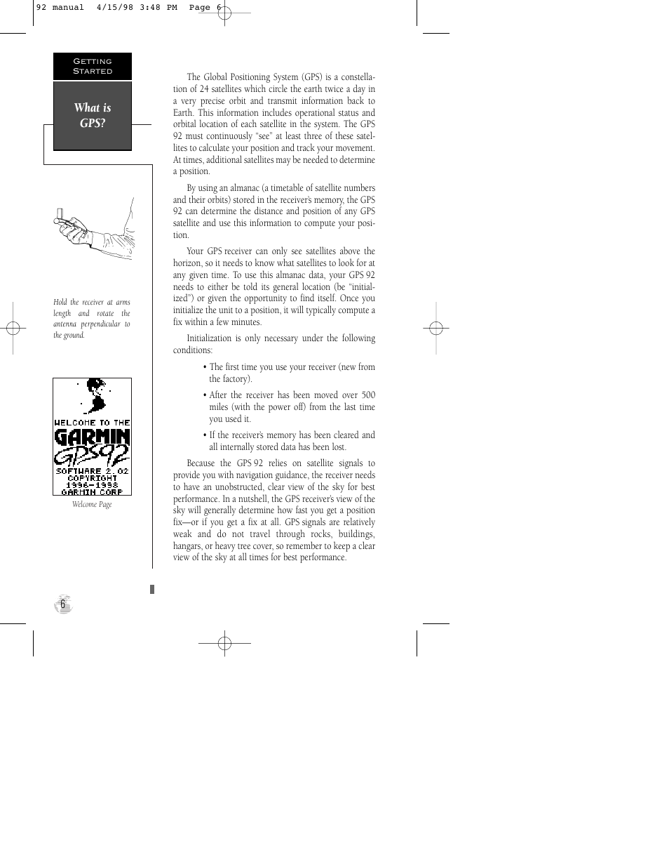 What is gps | Garmin GPS 92 User Manual | Page 12 / 84