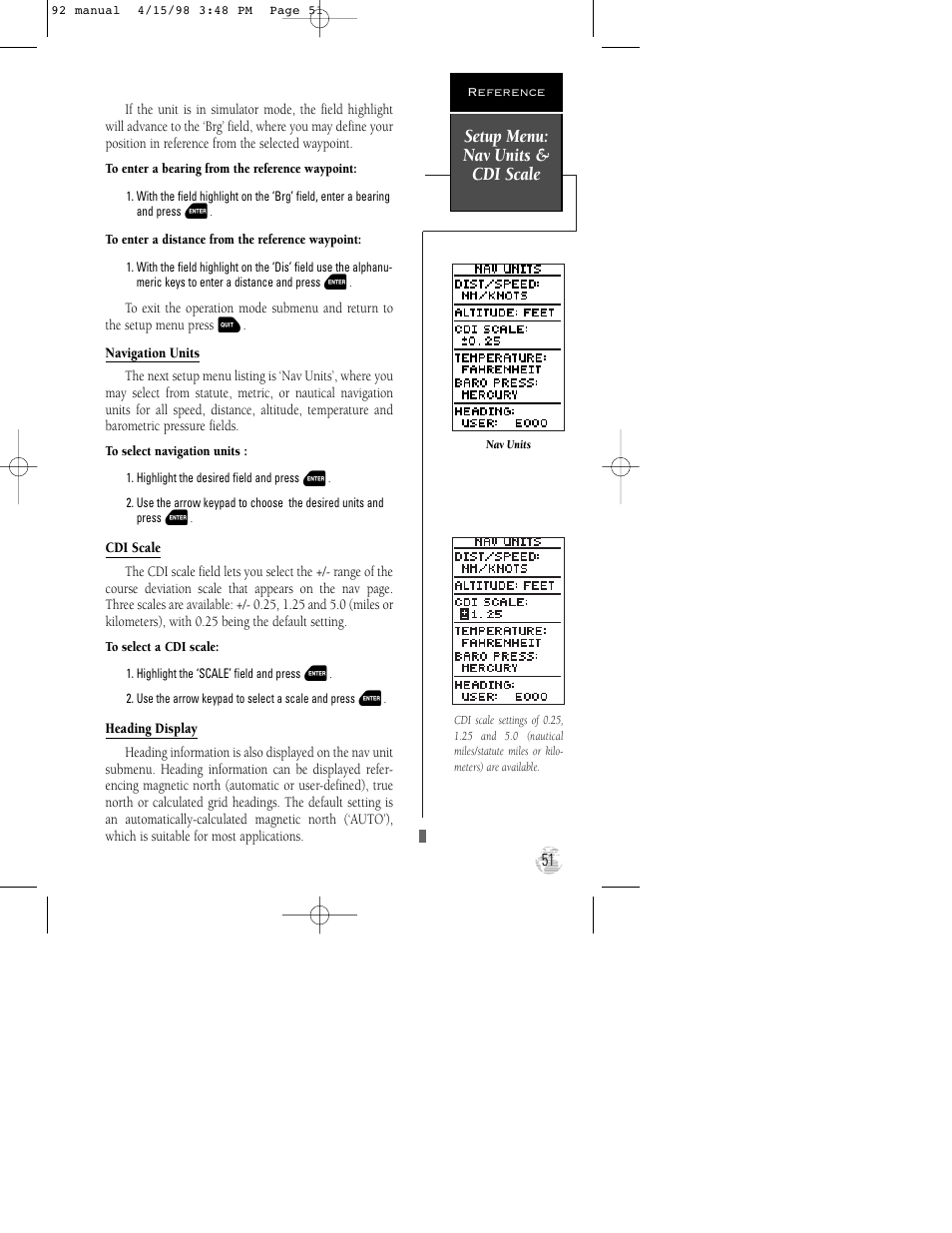 Garmin GPS 92 User Manual | Page 57 / 84
