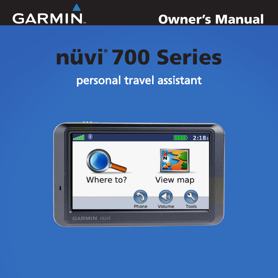 Garmin nuvi 780 User Manual | 66 pages