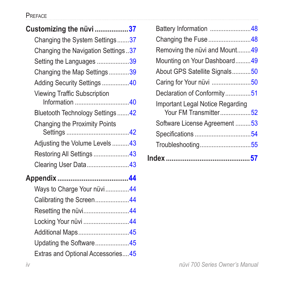 Garmin nuvi 780 User Manual | Page 6 / 66