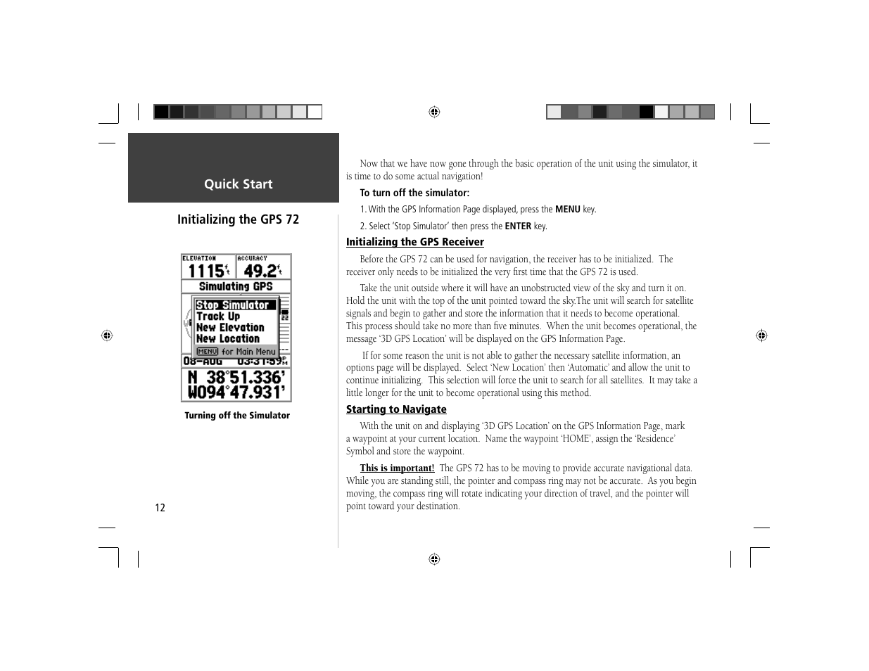 Garmin GPS 72 User Manual | Page 13 / 16