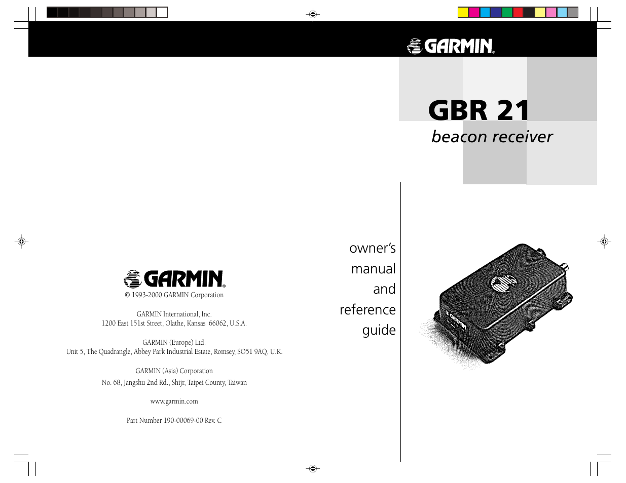 Garmin GBR 21 User Manual | 24 pages