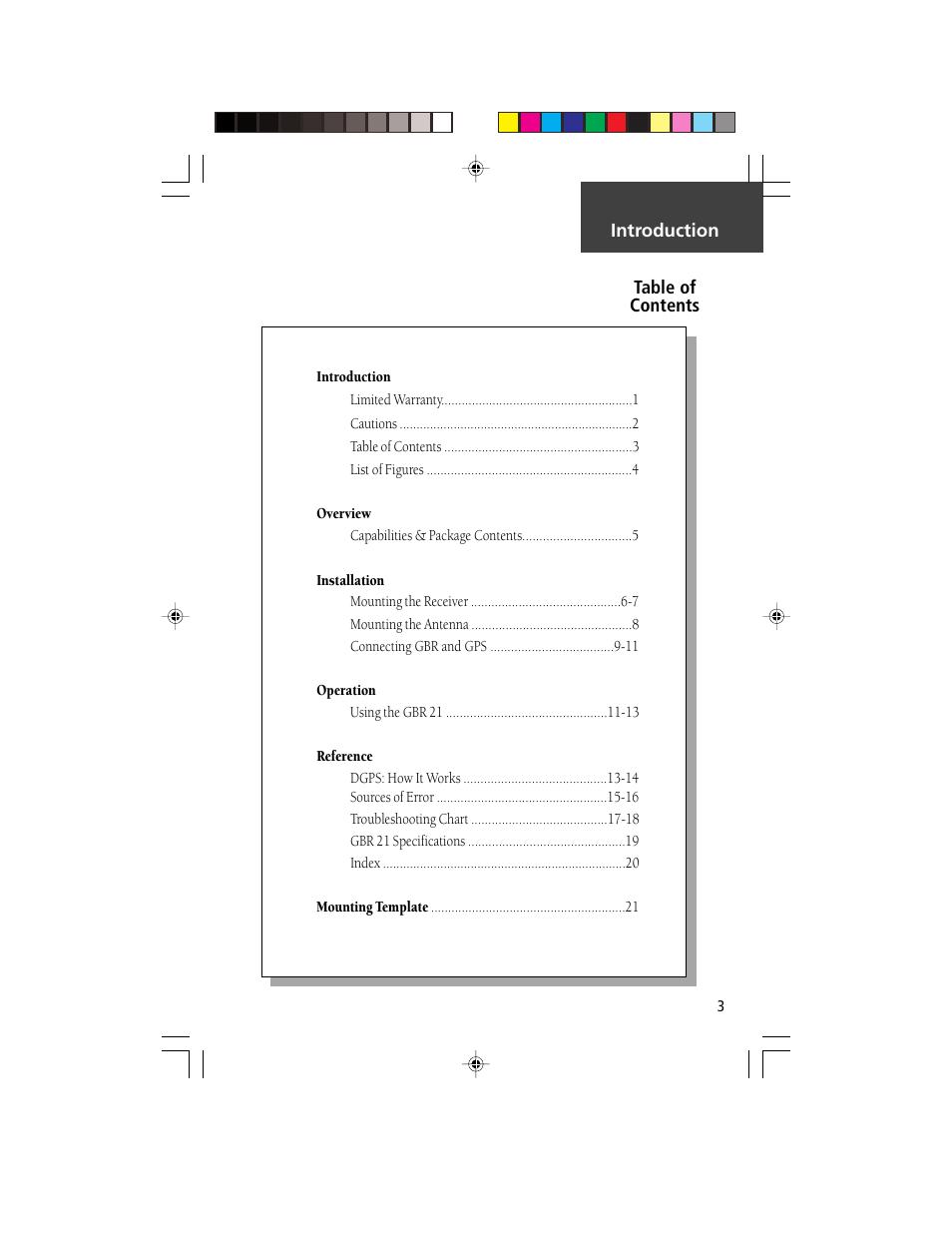 Garmin GBR 21 User Manual | Page 5 / 24