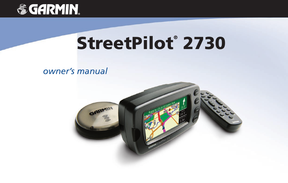 Garmin StreetPilot 2730 User Manual | 68 pages