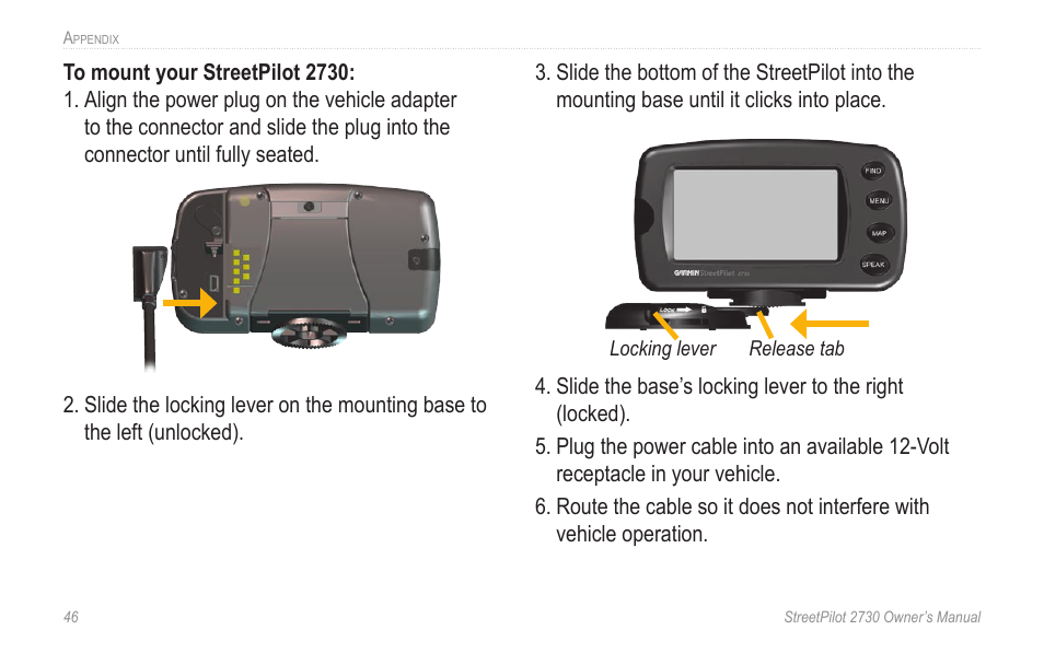 Garmin StreetPilot 2730 User Manual | Page 54 / 68