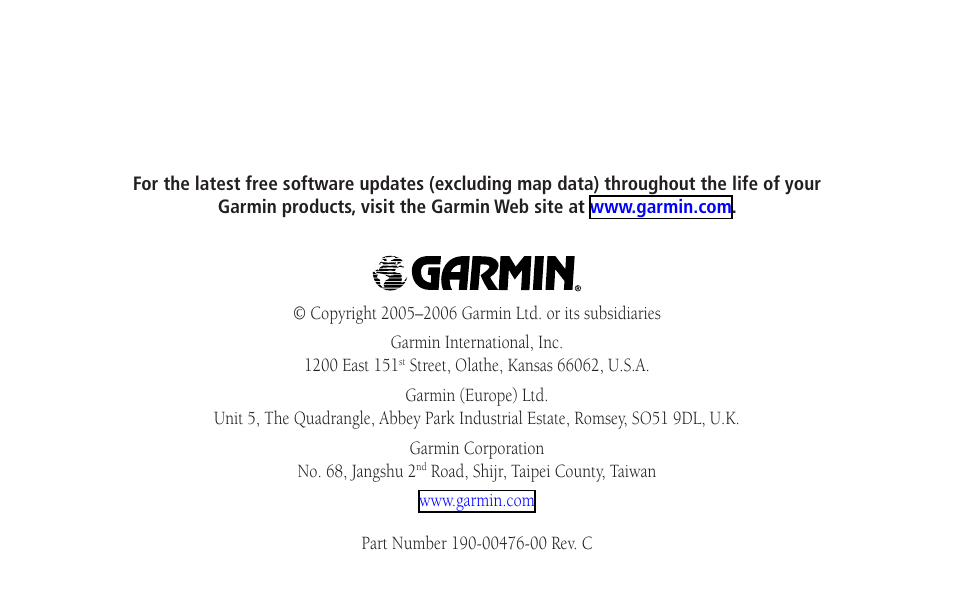 Garmin StreetPilot 2730 User Manual | Page 68 / 68