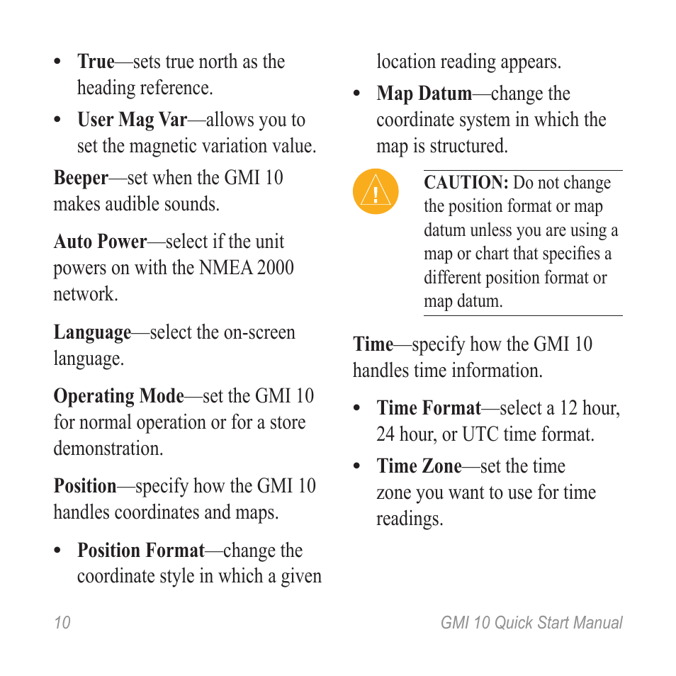 Garmin GMI 20 User Manual | Page 10 / 20