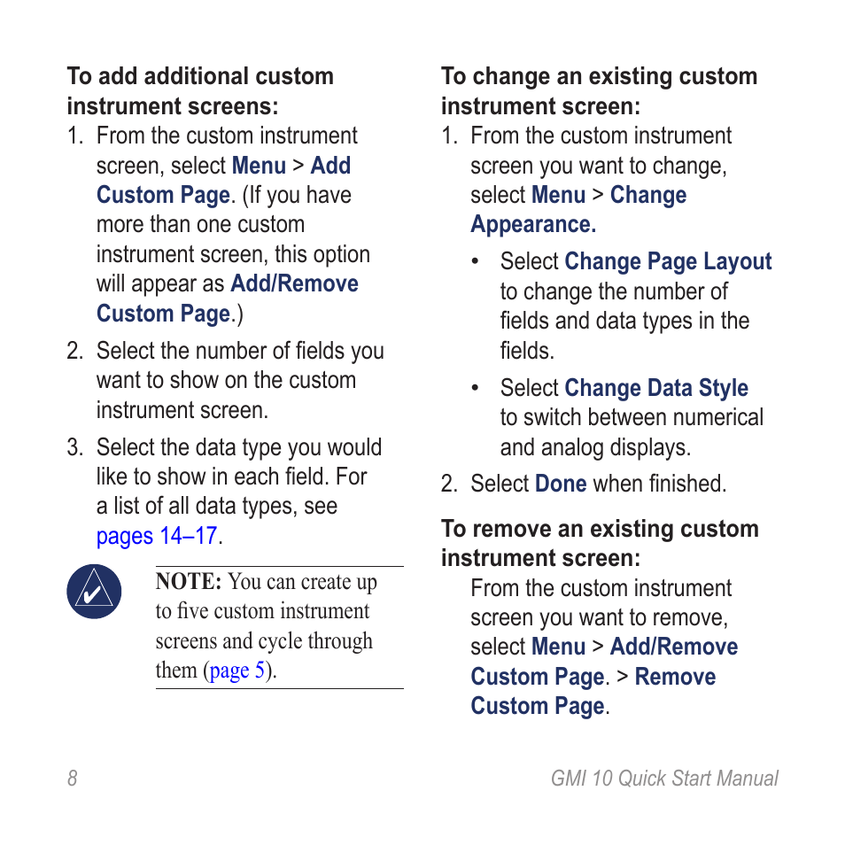 Garmin GMI 20 User Manual | Page 8 / 20