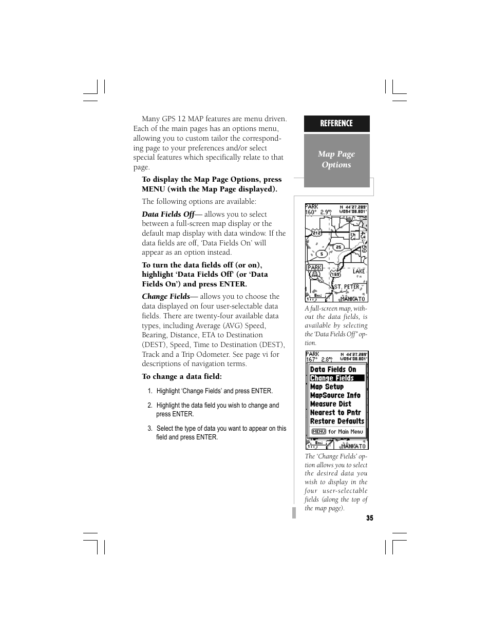 Garmin GPS 12MAP User Manual | Page 45 / 106