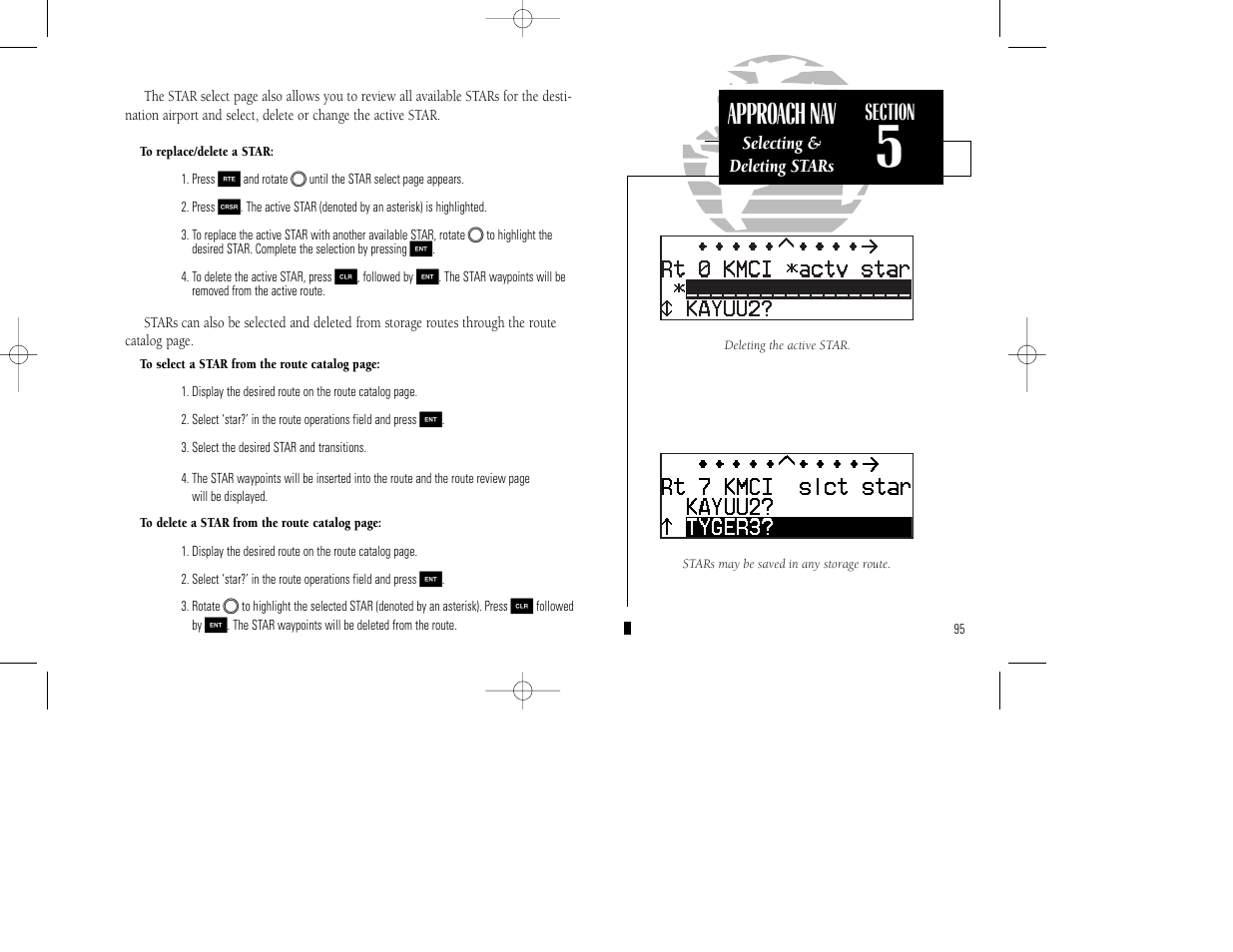 Approach nav | Garmin GPS 155XL TSO User Manual | Page 105 / 146