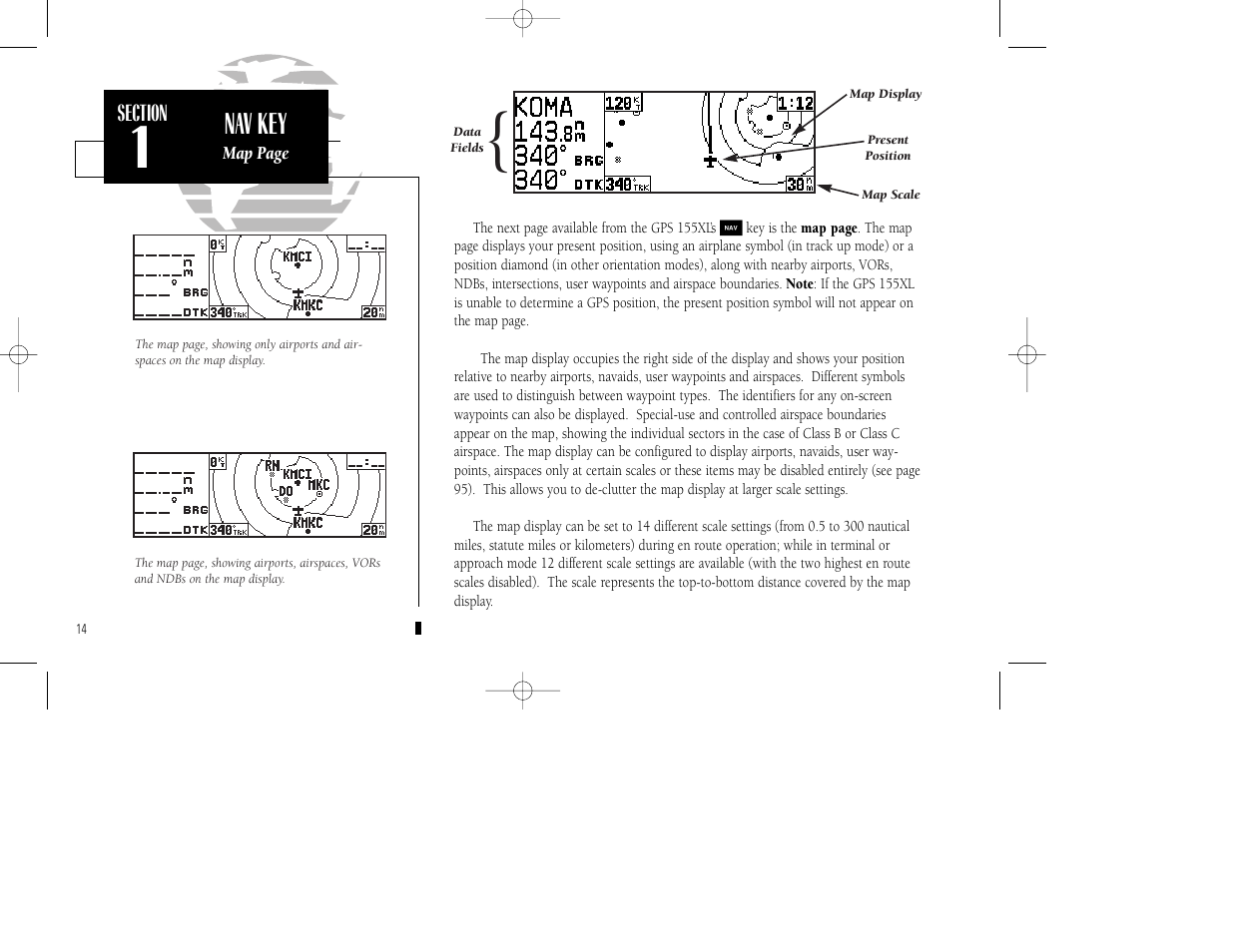 Nav key | Garmin GPS 155XL TSO User Manual | Page 24 / 146