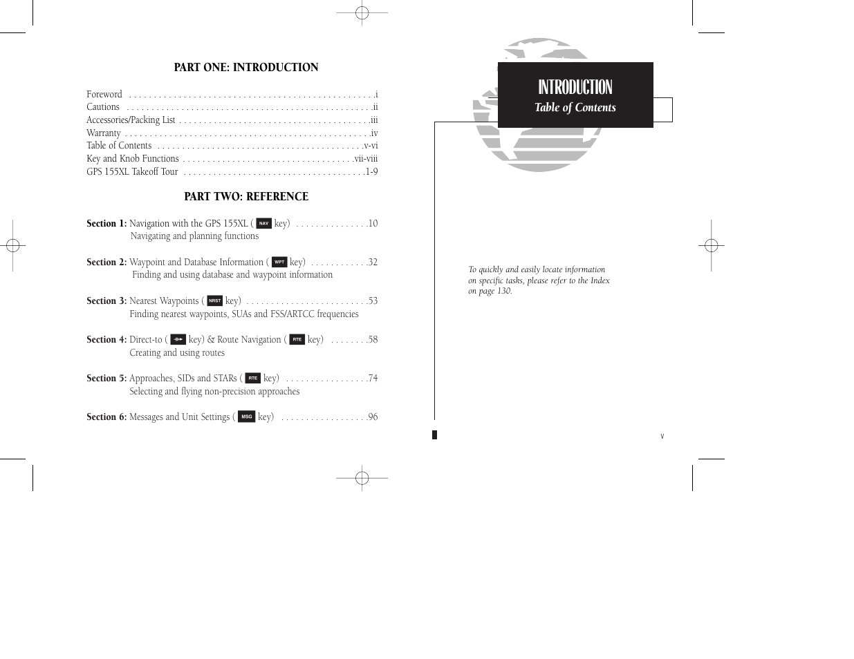 Introduction | Garmin GPS 155XL TSO User Manual | Page 7 / 146